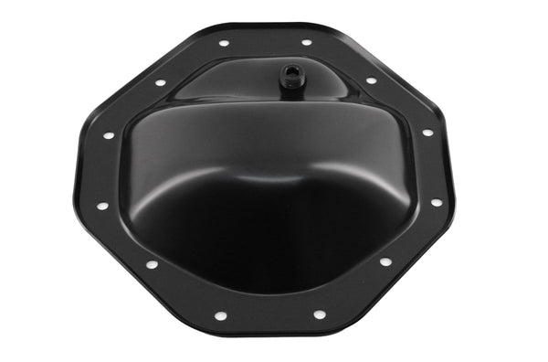 1974-UP DODGE-JEEP-MOPAR BLACK STEEL REAR DIFFERENTIAL COVER - 12 BOLT W- 9.25" RING GEAR