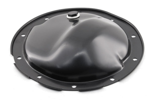 1964-UP CHEVY-GM BLACK STEEL REAR DIFFERENTIAL COVER - 10 BOLT W- 8.5" RING GEAR