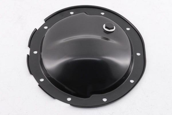 1964-UP CHEVY-GM BLACK STEEL REAR DIFFERENTIAL COVER - 10 BOLT W- 8.5" RING GEAR
