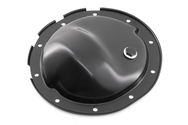 1964-UP CHEVY-GM BLACK STEEL REAR DIFFERENTIAL COVER - 10 BOLT W- 8.5" RING GEAR