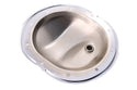 1961-89 CHRYSLER-MOPAR CHROME STEEL REAR DIFFERENTIAL COVER - 10 BOLT W- 8.25" RING GEAR
