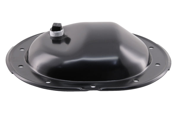 1961-89 CHRYSLER-MOPAR BLACK STEEL REAR DIFFERENTIAL COVER - 10 BOLT W- 8.25" RING GEAR