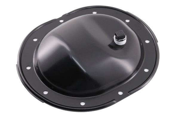 1961-89 CHRYSLER-MOPAR BLACK STEEL REAR DIFFERENTIAL COVER - 10 BOLT W- 8.25" RING GEAR