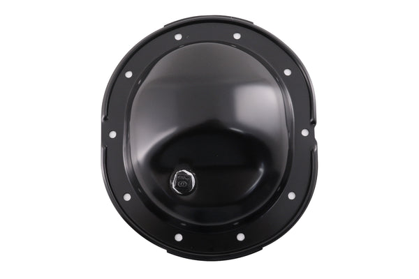 1961-89 CHRYSLER-MOPAR BLACK STEEL REAR DIFFERENTIAL COVER - 10 BOLT W- 8.25" RING GEAR