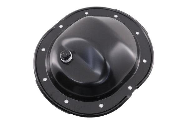 1961-89 CHRYSLER-MOPAR BLACK STEEL REAR DIFFERENTIAL COVER - 10 BOLT W- 8.25" RING GEAR