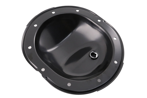 1961-89 CHRYSLER-MOPAR BLACK STEEL REAR DIFFERENTIAL COVER - 10 BOLT W- 8.25" RING GEAR