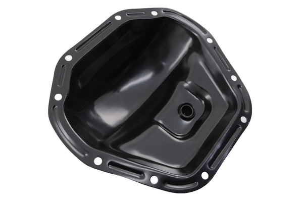 1966-UP DODGE-FORD DANA 60 BLACK STEEL FRONT-REAR DIFFERENTIAL COVER - 10 BOLT