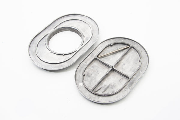 Aluminum 12" Oval Air Cleaner Kit – Polished Finish