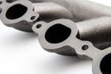 CAST IRON EXHAUST MANIFOLD – DRIVER SIDE – V-BAND CLAMP – 2002–2012 CHEVY LS – RAW