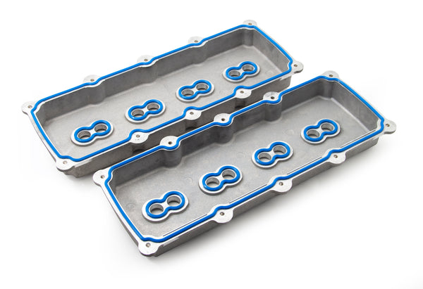 ALUMINUM MOPAR CHRYSLER JEEP RAM GEN 3 HEMI 5.7L, 6.1L, 6.4L VALVE COVERS - RAW