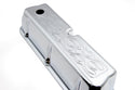 ALUMINUM 1962–85 FORD SB 289–302–351W 5.0 TALL VALVE COVERS – FLAMED DESIGN – CHROME