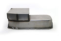 STEEL 1980–85 CHEVY SB 283–350 IMCA CIRCLE TRACK RACING OIL PAN – RAW