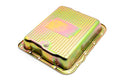 CHEVY-GM 700R4-4L60E-4L65E STEEL TRANSMISSION PAN - ZINC