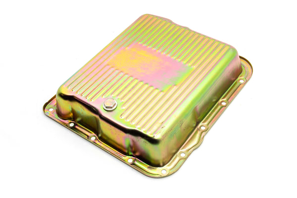 CHEVY-GM 700R4-4L60E-4L65E STEEL TRANSMISSION PAN - ZINC