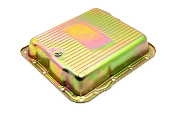 CHEVY-GM 700R4-4L60E-4L65E STEEL TRANSMISSION PAN - ZINC