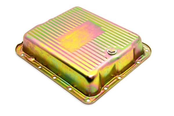 CHEVY-GM 700R4-4L60E-4L65E STEEL TRANSMISSION PAN - ZINC