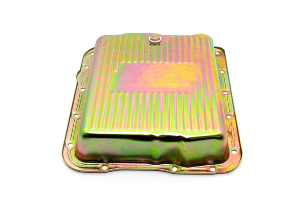 CHEVY-GM 700R4-4L60E-4L65E STEEL TRANSMISSION PAN - ZINC