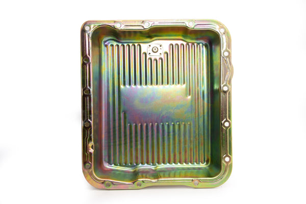 CHEVY-GM 700R4-4L60E-4L65E STEEL TRANSMISSION PAN - ZINC