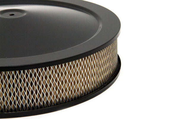 STEEL 16" x 3" DOMINATOR AIR CLEANER KIT - BLACK