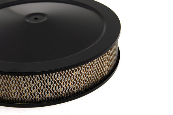 STEEL 16" x 3" DOMINATOR AIR CLEANER KIT - BLACK