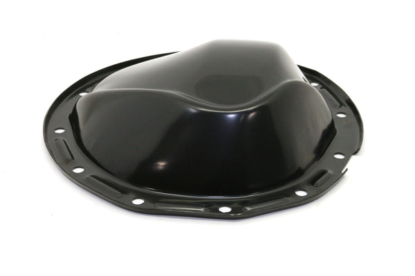 1964-72 CHEVY-GM BLACK STEEL REAR DIFFERENTIAL COVER - 12 BOLT W- 8.875