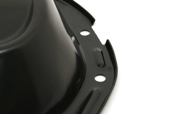 1964-72 CHEVY-GM BLACK STEEL REAR DIFFERENTIAL COVER - 12 BOLT W- 8.875