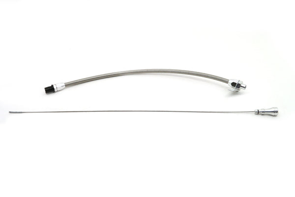 CHEVY-GM 4L60E FIREWALL FLEXIBLE TRANSMISSION DIPSTICK-NATURAL FINISH