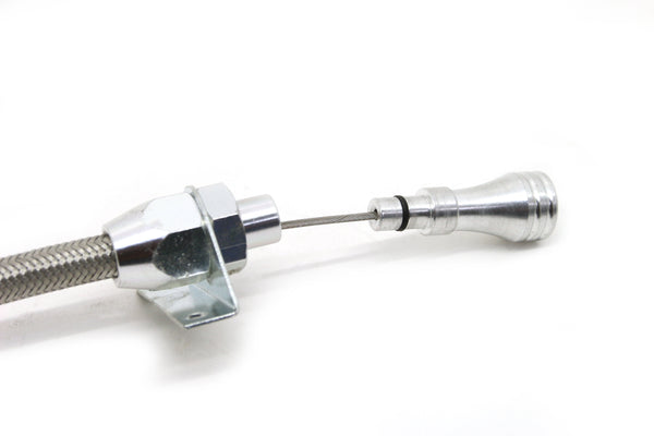 CHEVY-GM 4L60E FIREWALL FLEXIBLE TRANSMISSION DIPSTICK-NATURAL FINISH