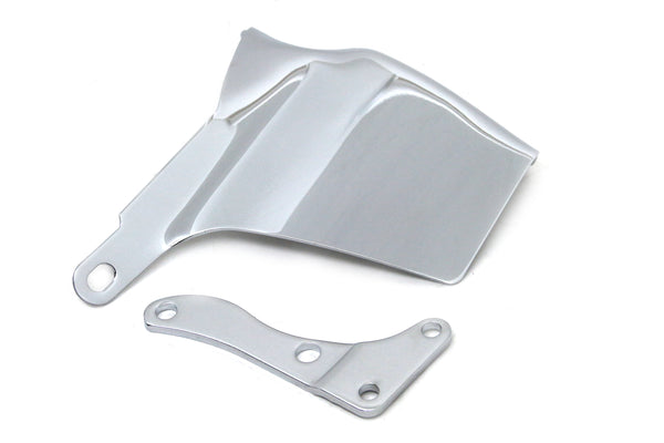 1969-75 CHEVY SMALL BLOCK OEM STYLE WATER PUMP MOUNTED ALTERNATOR BRACKET SET (LWP) - CHROME