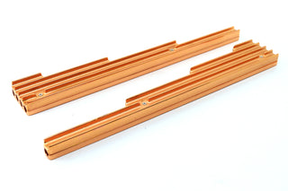 Aluminum Billet 9.5mm Wire Loom Set Finned - Copper