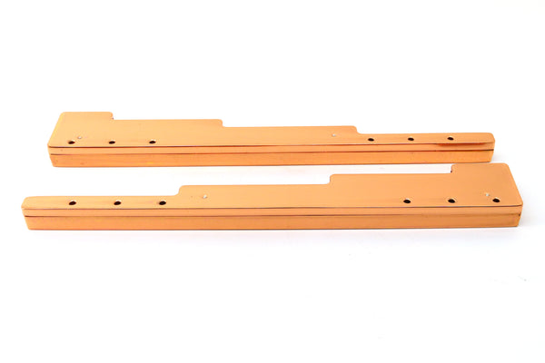 Aluminum Billet 9.5mm Wire Loom Set Finned - Copper