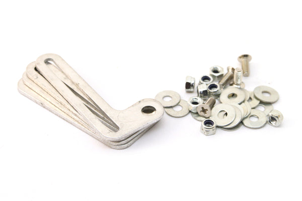 Aluminum Billet 9.5mm Wire Loom Set Finned - Copper