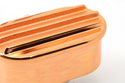 CHEVY-FORD-MOPAR BILLET ALUMINUM BREATHER W- TUBE - FINNED - COPPER