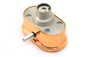 CHEVY-FORD-MOPAR BILLET ALUMINUM BREATHER W- TUBE - FINNED - COPPER