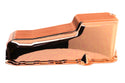 1980-85 CHEVY SMALL BLOCK 267-283-305-327-350 ALUMINUM STOCK CAPACITY OIL PAN - RETRO FINNED - COPPER