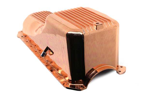 ALUMINUM 1965-90 CHEVY BB 396-402-427-454 GEN 4 OIL PAN - COPPER