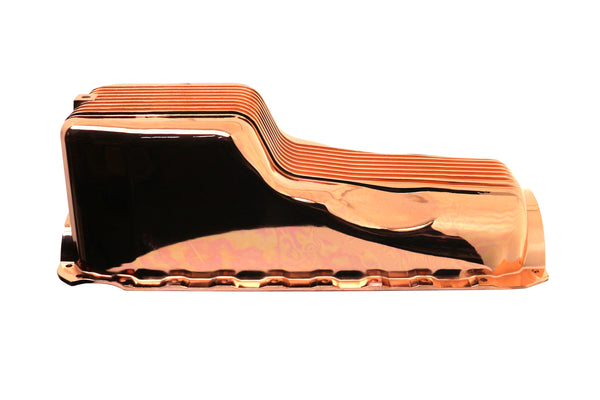ALUMINUM 1965-90 CHEVY BB 396-402-427-454 GEN 4 OIL PAN - COPPER