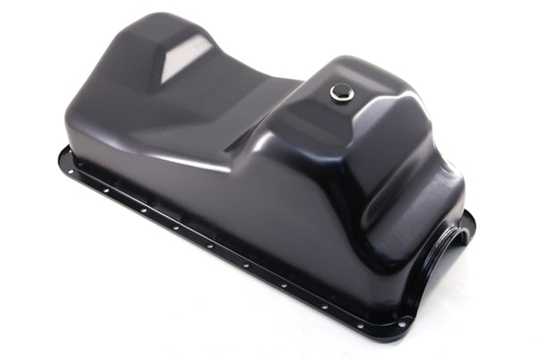 Steel Oil Pan – Fits 1983–1993 Ford Mustang 427 / 460 / 7.5L Big Block – Black Finish