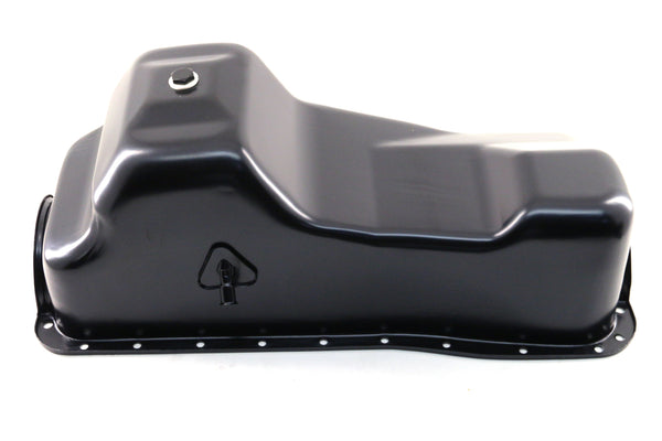 Steel Oil Pan – Fits 1983–1993 Ford Mustang 427 / 460 / 7.5L Big Block – Black Finish