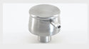 CHEVY-FORD-MOPAR POLISHED BILLET ALUMINUM BREATHER W- PCV VALVE - SMOOTH