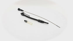 CFR Performance Stainless Braided Flexible Dipstick  1986–1995 Ford 5.0L 302 with Billet Handle– Black