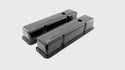 Steel Tall Valve Covers – Fits 1958–86 Chevy Small Block 283-400 – 1 Hole – Black