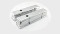 Tall Steel Valve Covers – Fits 1958–1986 Chevy Small Block 283‑305‑327‑350 (Stamped “350” Logo, 1 Hole Each) – Chrome Finish