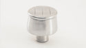 Aluminum Breather – Ball Milled – Polished Finish