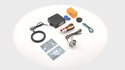 Universal RFID 12V Ignition Switch Engine Start Push Button System Anti Theft Kit – Silver Push-Start Button