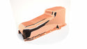 1980-85 CHEVY SMALL BLOCK 267-283-305-327-350 ALUMINUM STOCK CAPACITY OIL PAN - RETRO FINNED - COPPER