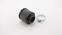 Steel Cotton Filter Breather – Clamp-On 1-3/8" Neck - High-Flow Air Breather Filter - Black
