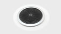 Cotton Universal Top-Flow Round Washable Air Cleaner Top – Black Filter with Chrome Ring