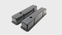 Tall Steel Valve Covers – Fits 1958–1986 Chevy Small Block 283‑305‑327‑350 (Stamped “350” Logo, 1 Hole Each) – Black Finish