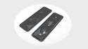 1962-74 CHEVY 194-230-250 STRAIGHT-INLINE 6 CYLINDER STEEL VALVE COVER SIDE PLATE - BLACK (One Plate Only)